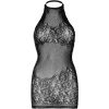 LEG AVENUE - MINIVESTIDO DE ENCAJE Y REJILLA - NEGRO - Image 7