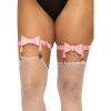 LEG AVENUE LIGUERO DE CUERO VEGANO-ROSA - Image 3