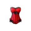 ATRACTIVO CORSET SEXY DE SATEN CON BALLENAS Y LAZOS NEGROS NEGRO - Image 4