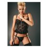 SENSUAL CORPIÑO SEXY CORTO DE BLONDA CON LIGUEROS DE ROPA INTERIOR FEMENINA BLANCO - Image 3