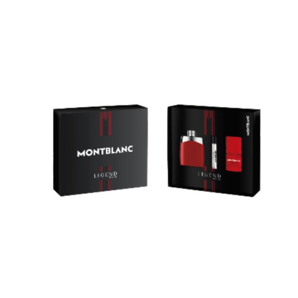 Montblanc Legend Red Eau De Parfum Spray 100ml Set 3 Piezas