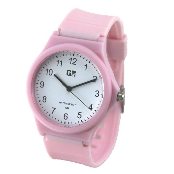 RELOJ G&B UNISEX ROSA 39MM RESISTENTE WR30M