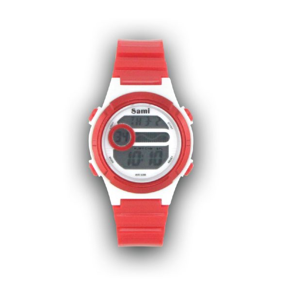 RELOJ SAMI LCD CADETE REDONDO WR50M LUZ C/CAJA