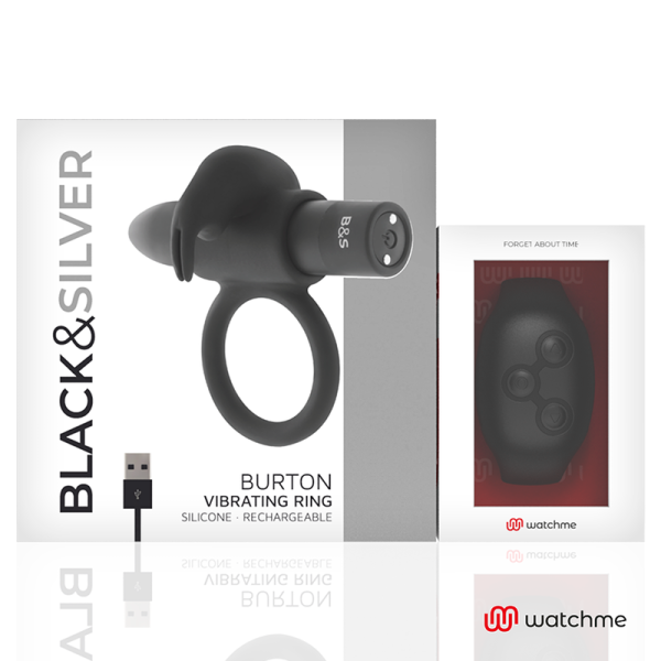 BLACK&SILVER- BURTON REMOTE CONTROL COCKRING WATCHME - Image 4