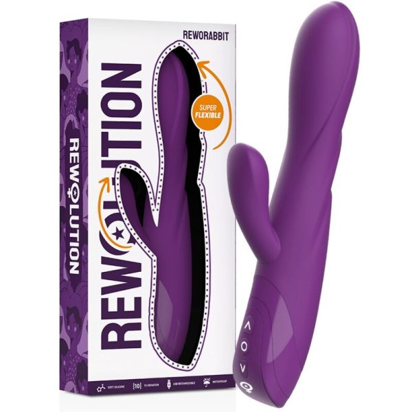 REWOLUTION REWORABBIT VIBRADOR FLEXÍVEL COM COELHO - Image 3