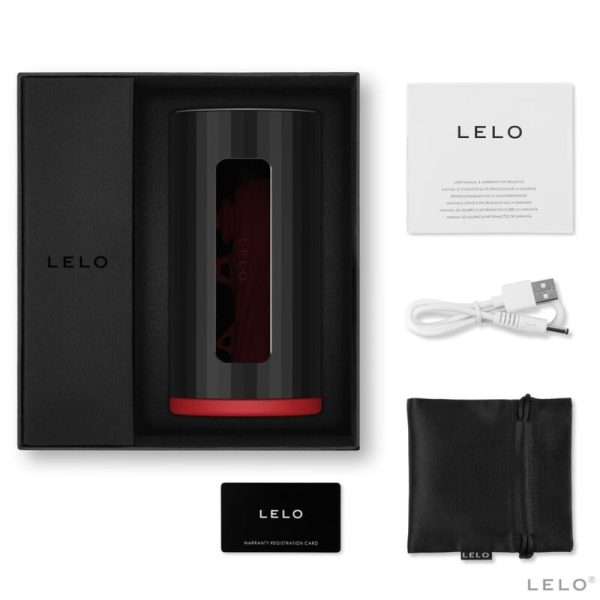 LELO F1S V2 MASTURBADOR CON TECNOLOGIA SDK - VERMELHO E PRETO - Image 4