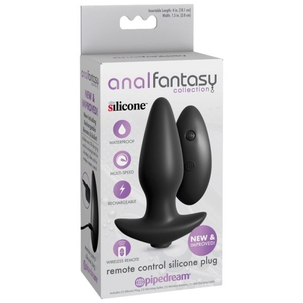 PLUGUE DE SILICONE DE CONTROLE REMOTO ANAL FANTASY. - Image 2