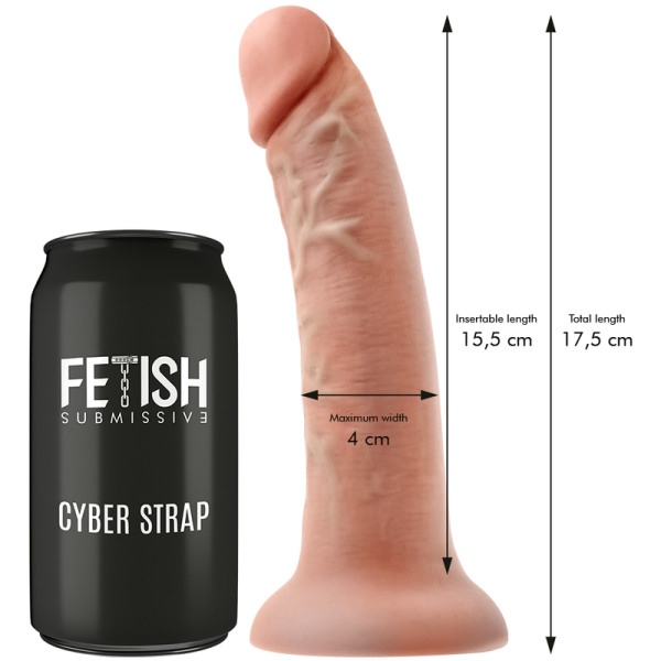 FETISH SUBMISSIVE CYBER STRAP - ARNÊS COM TECNOLOGIA DILDO WATCHME S DE CONTROLE REMOTO - Image 3