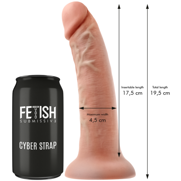 FETISH SUBMISSIVE CYBER STRAP - ARNÊS COM DILDO E BALA CONTROLE REMOTO TECNOLOGIA WATCHME M - Image 4