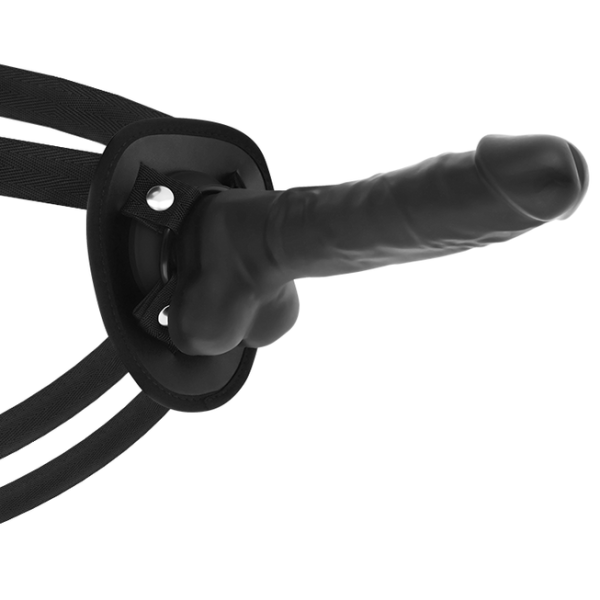 ARNÊS COCK MILLER + DENSIDADE DE SILICONE ARTICULÁVEL COCKSIL PRETO 18 CM - Image 3