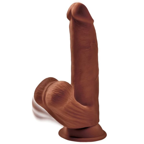 KING COCK PLUS 3D BOOLING COCK BALANCE 24,5 CM - MARROM