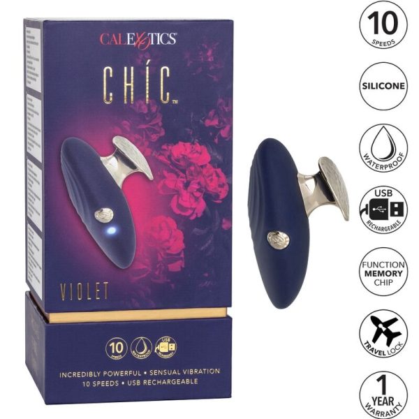 ESTIMULADOR CALEX CHIC VIOLETA 10 VELOCIDADES - Image 2