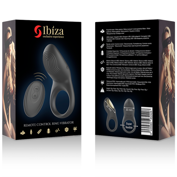 IBIZA REMOTE CONTROL RING VIBRATOR FULL CONTACT - Image 9