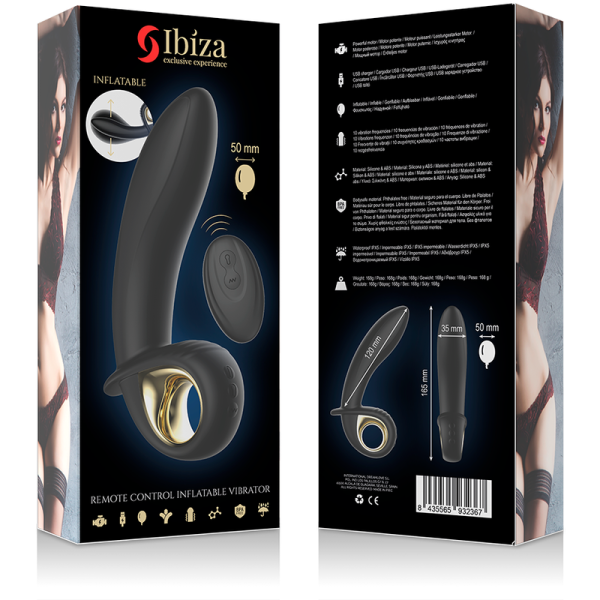 IBIZA REMOTE CONTROL INFLATABLE VIBRATOR - Image 7