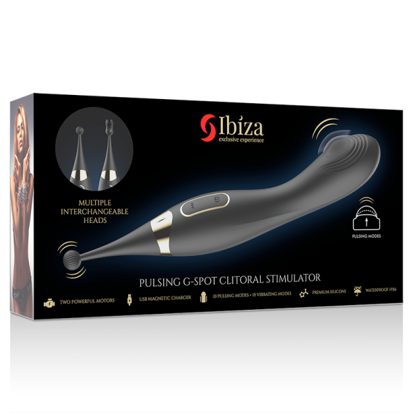 IBIZA INTERCHANGEABLE CLITORAL STIMULATOR AND PULSATION G SPOT VIBRATOR - Image 8