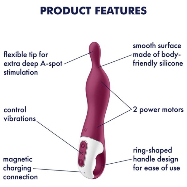 SATISFYER HOT LOVER VIBRATOR ROSE-BEIGE - Image 4