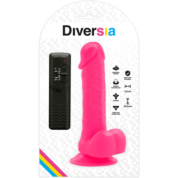 DIVERSIA - VIBRAÇÃO FLEXÍVEL DIVERSIA 20,5 CM - ROSA - Image 7