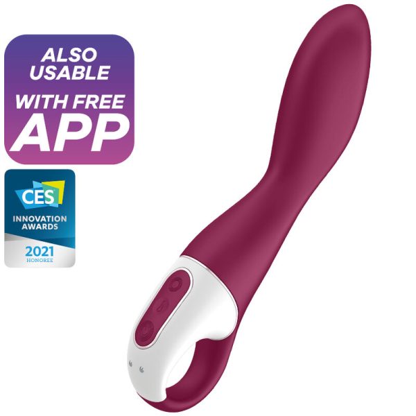 VIBRADOR SATISFYER DE EMOÇÃO AQUECIDA G-SPOT