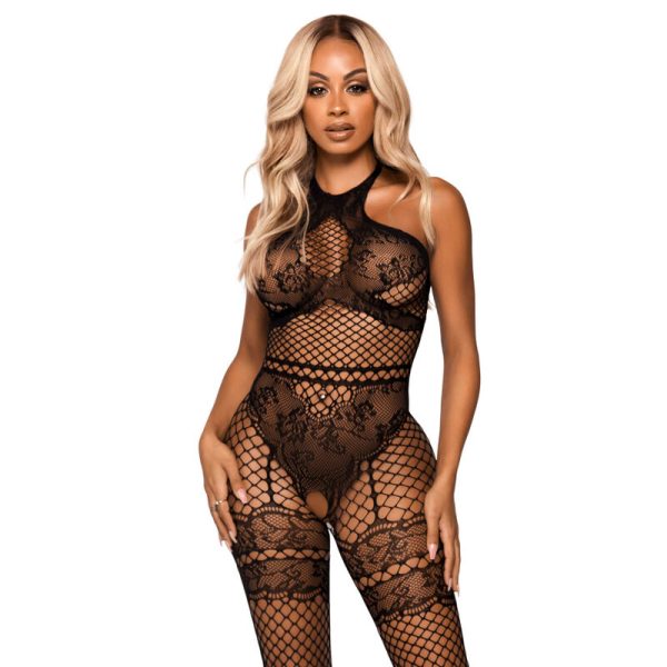 LEG AVENUE NET HALTER  -