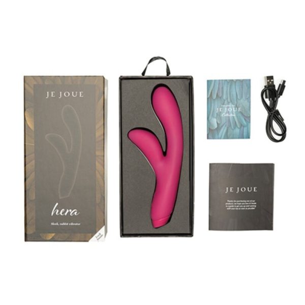 VIBRADOR DE COELHO JE JOUE HERA - FÚCSIA - Image 5