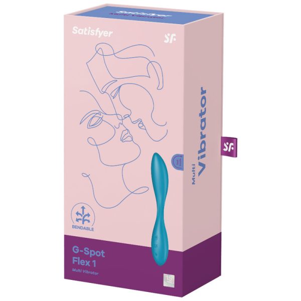 SATISFYER G-SPOT FLEX 1 MULTI VIBRADOR - AZUL - Image 4