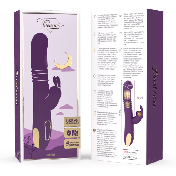 TREASURE - BASTIAN COELHO PARA CIMA E PARA BAIXO, ROTADOR E VIBRADOR COMPATÍVEL COM A TECNOLOGIA WATCHME WIRELESS - Image 8