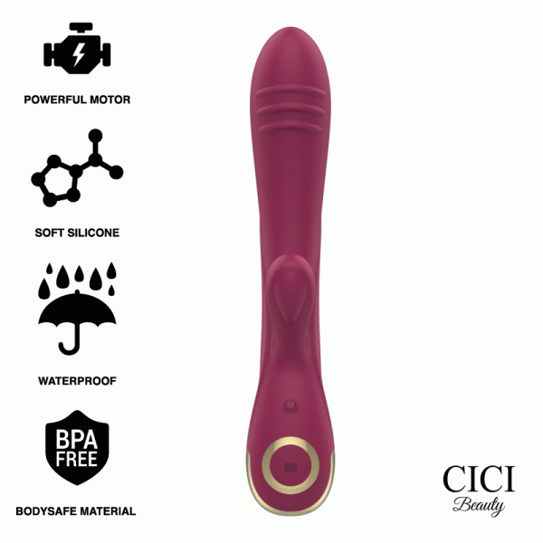 CICI BEAUTY- PREMIUM SILICONE COELHO VIBRADOR