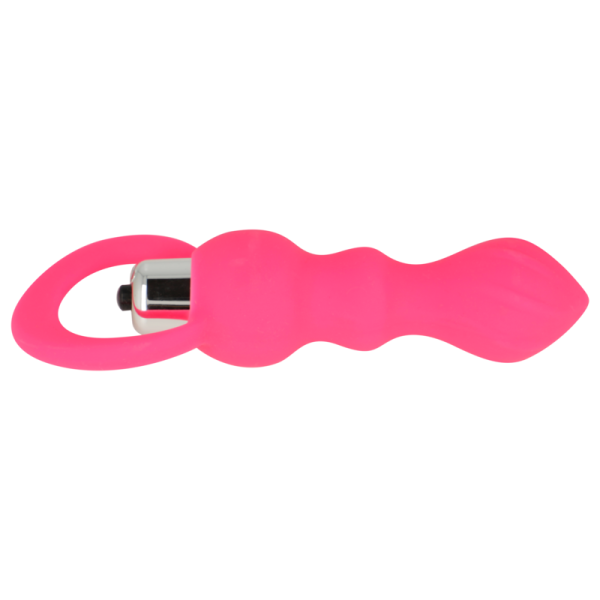 OHMAMA - ESTIMULADOR ANAL COM VIBRAÇÃO 9 CM ROSA - Image 2