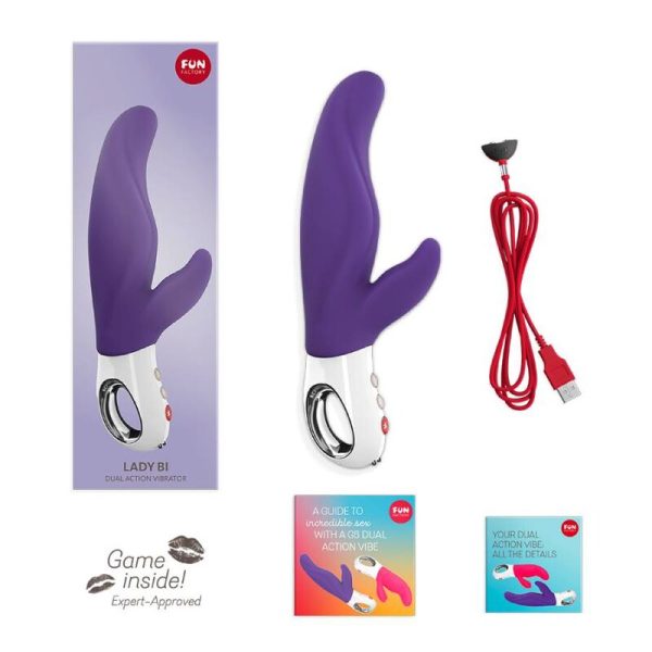 FUN FACTORY - LADY BI DUAL VIBRATOR VIOLET - Image 6