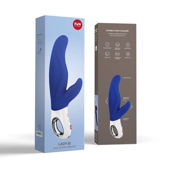 FUN FACTORY - LADY BI DUAL VIBRATOR ULTRAMARIN - Image 2