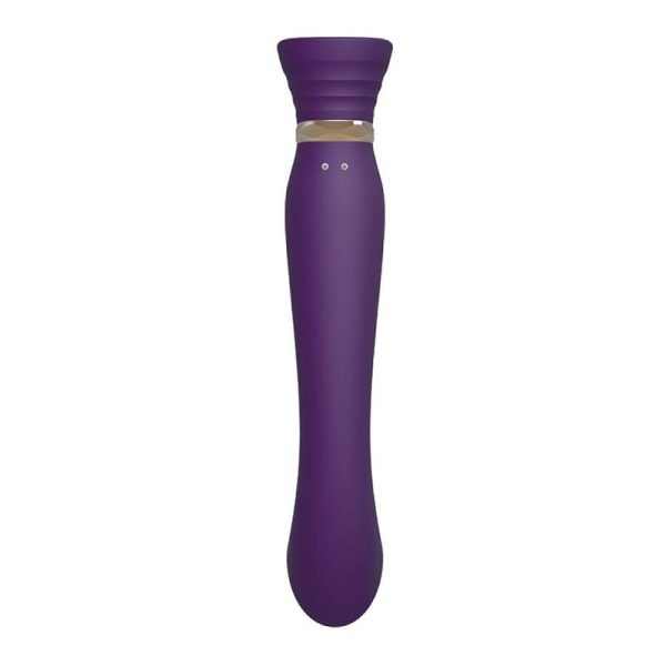 ZALO - QUEEN SET PULSE WAVE CLIT STIM ROXO - Image 8