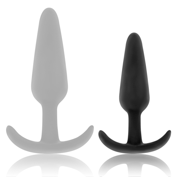 BLACK&SILVER - PLUG ANAL DE SILICONE HANSEL COM CABO PEQUENO - Image 4