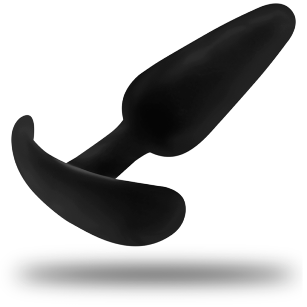 BLACK&SILVER - PLUG ANAL DE SILICONE HANSEL COM CABO PEQUENO - Image 3