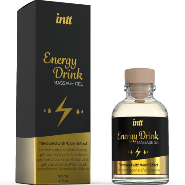 INTT MASSAGE & ORAL SEX - GEL DE MASSAGEM COM ENERGIA AROMATIZADA BEBIDA E EFEITO AQUECENTE - Image 2