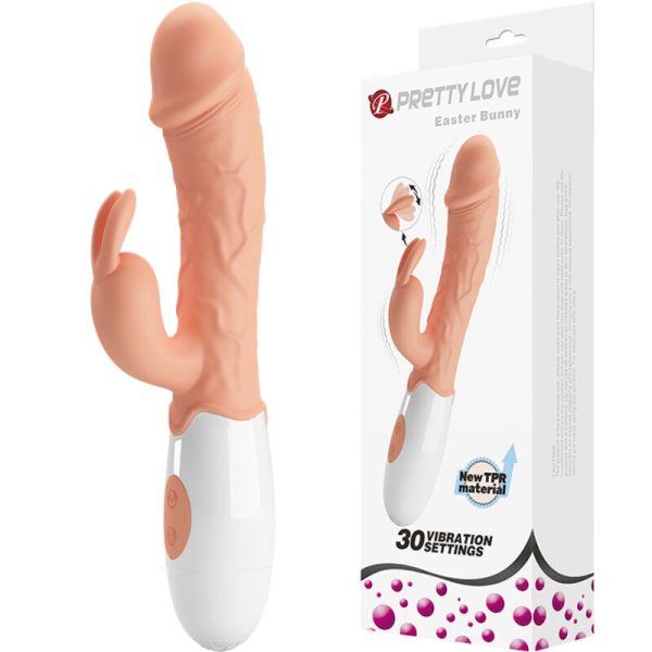 PRETTY LOVE - VIBRADOR COELHO DA PÁSCOA COM ESTIMULADOR