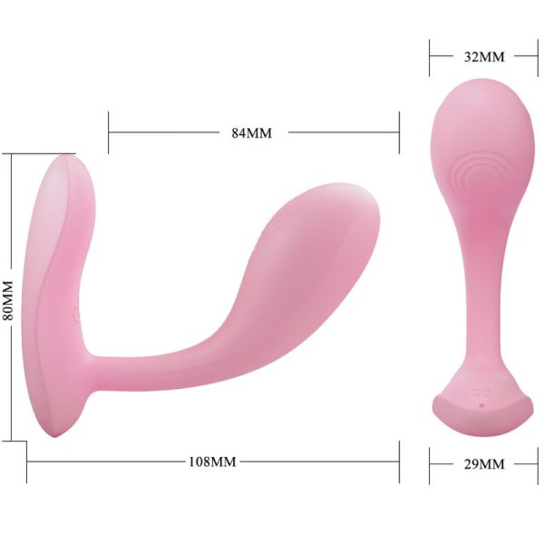 BAIRD G-SPOT 12 CONFIGURAÇÕES DE VIBRAÇÃO APLICATIVO ROSA RECARREGÁVEL - Image 5