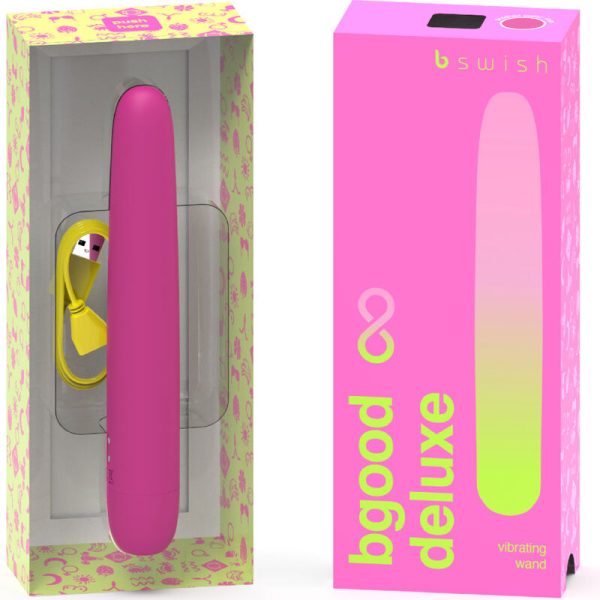 B SWISH - BGOOD INFINITE DELUXE VIBRADOR RECARGABLE SILICONA ROSA - Image 2