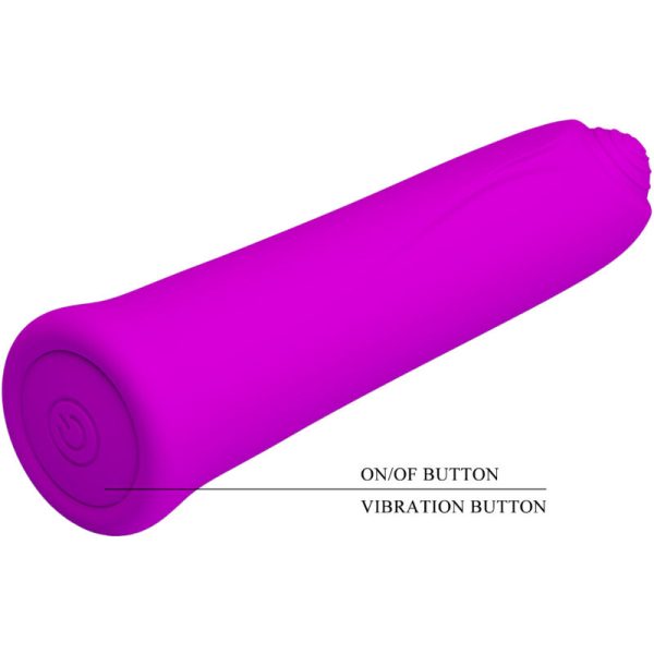 PRETTY LOVE - VIBRADOR CURTIS MINI SUPER POWER 12 VIBRAÕES DE SILICONE VIOLETA - Image 4