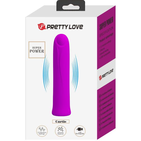 PRETTY LOVE - VIBRADOR CURTIS MINI SUPER POWER 12 VIBRAÕES DE SILICONE VIOLETA - Image 7