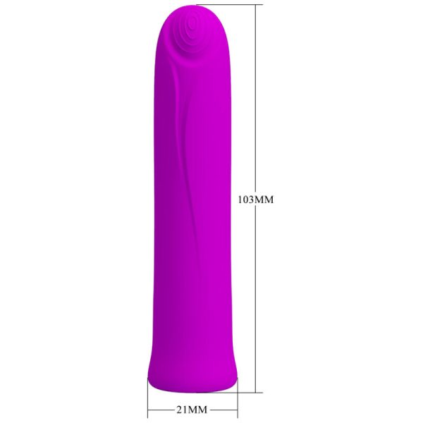 PRETTY LOVE - VIBRADOR CURTIS MINI SUPER POWER 12 VIBRAÕES DE SILICONE VIOLETA - Image 6