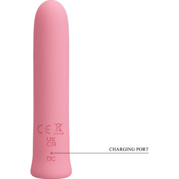 PRETTY LOVE - VIBRADOR CURTIS MINI SUPER POWER 12 VIBRAÕES DE SILICONE ROSA - Image 4