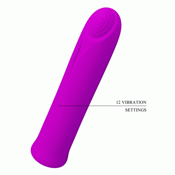 PRETTY LOVE - VIBRADOR CURTIS MINI SUPER POWER 12 VIBRAÕES DE SILICONE VIOLETA - Image 8