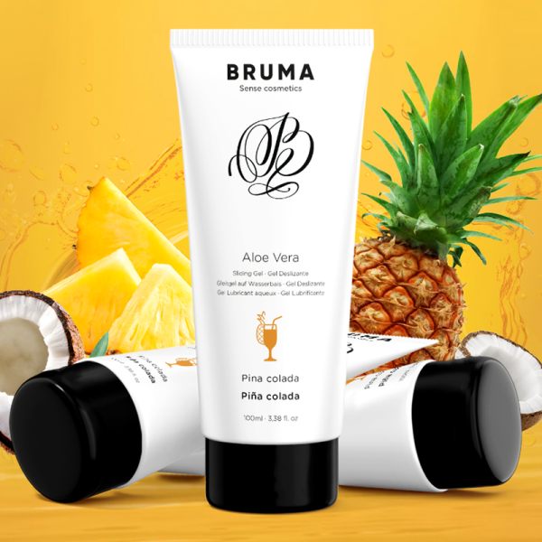 BRUMA - GEL DESLIZANTE DE ALOE VERA SABOR PINA COLADA 100 ML - Image 5