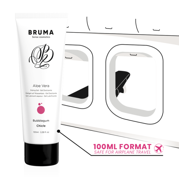 BRUMA - GEL DESLIZANTE DE ALOE VERA SABOR BUBBLEGUM 100 ML - Image 3