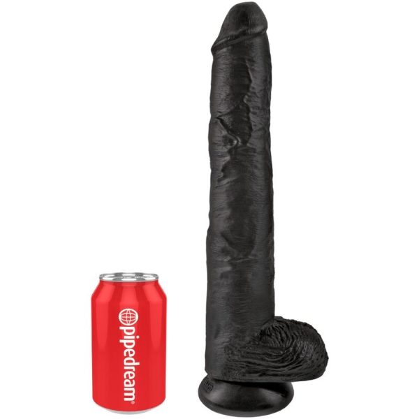 KING COCK - PÊNIS REALÍSTICO COM BOLAS 30,5 CM PRETO - Image 5