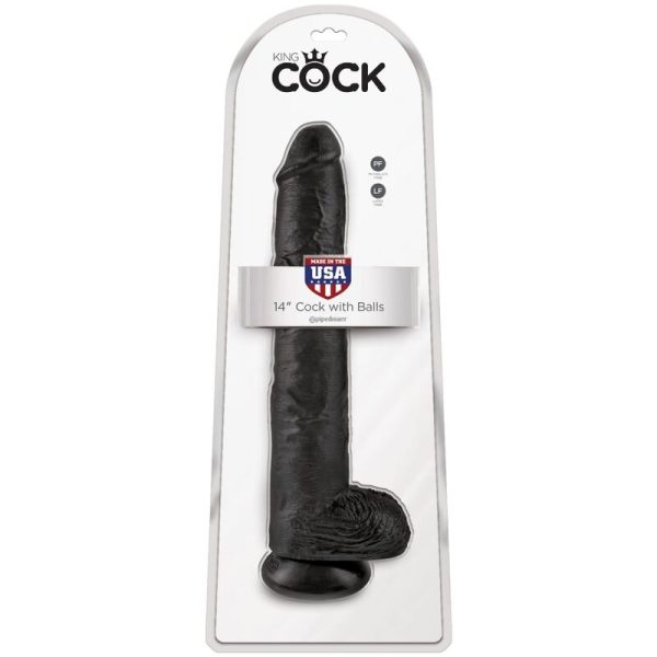 KING COCK - PÊNIS REALÍSTICO COM BOLAS 30,5 CM PRETO - Image 6