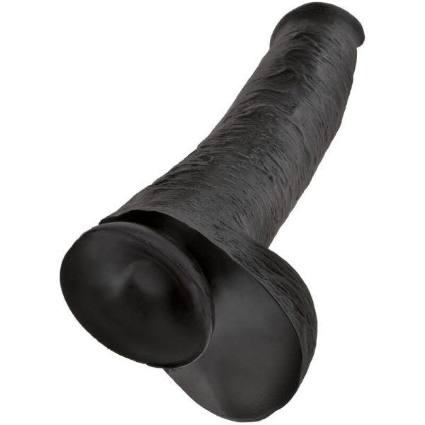 KING COCK - PÊNIS REALÍSTICO COM BOLAS 34,2 CM PRETO - Image 4