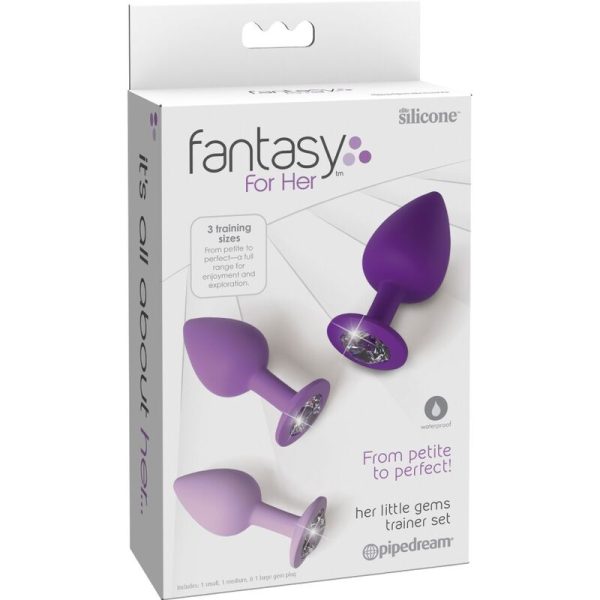 FANTASY FOR HER  - CONJUNTO DE PLUG ANAL VIOLETA - Image 4