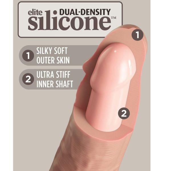 KING COCK ELITE - DILDO DE SILICONE REALISTA 15,2 CM - Image 4