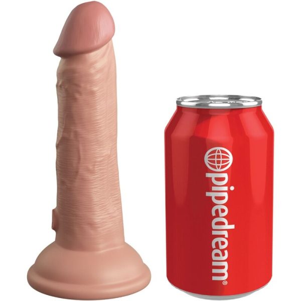 KING COCK ELITE - DILDO DE SILICONE REALISTA 15,2 CM